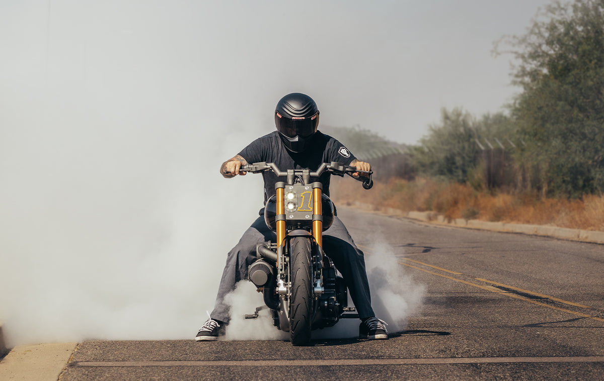 Trask Performance custom FXR burnout