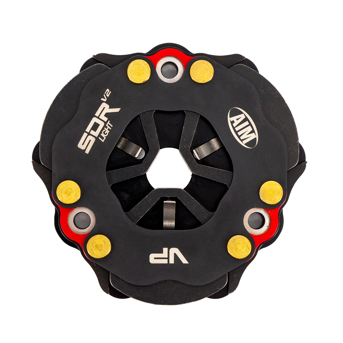 Close-up view of the AIM Variable Clutch VP-SDR mechanism showcasing detailed engineering.