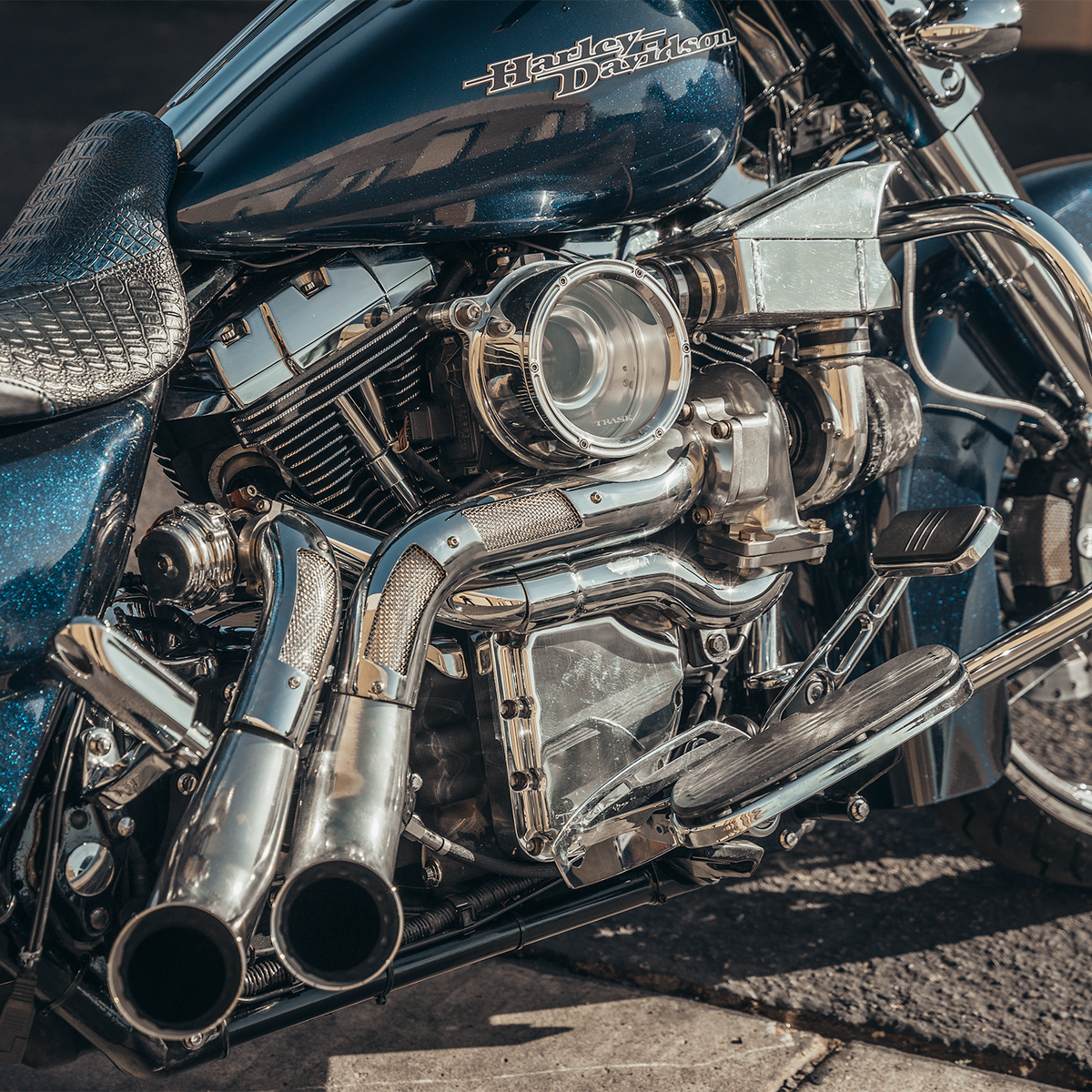 Trask Typhoon Turbo System with Intercooler - Chrome