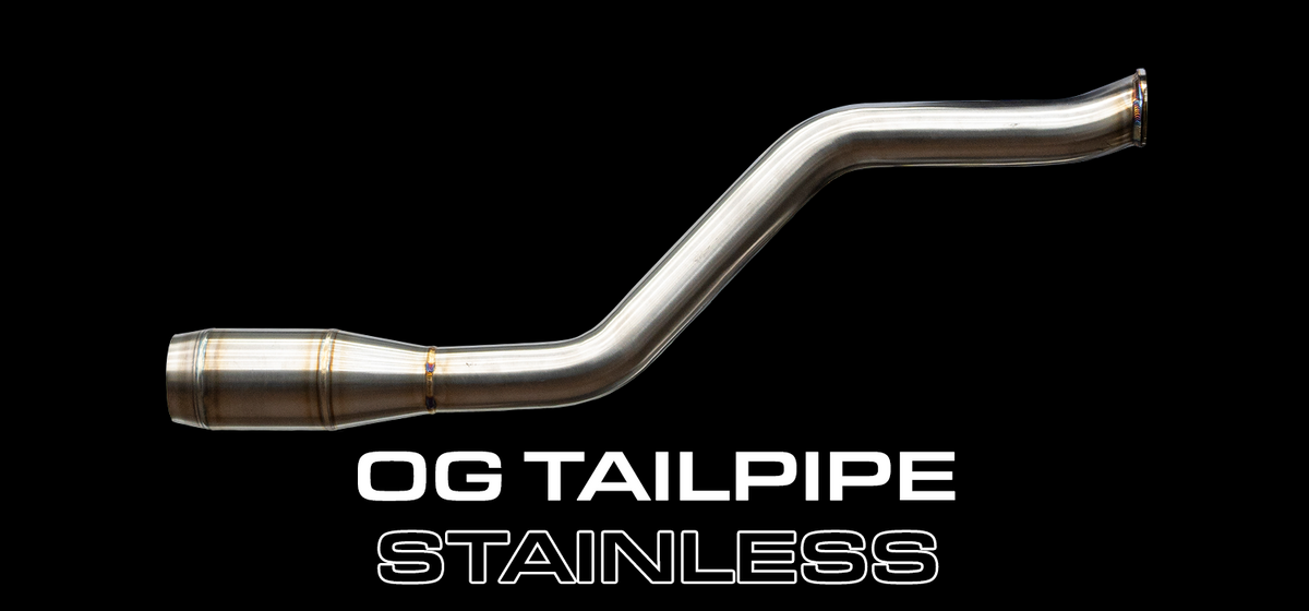 Trask OG Stainless Tailpipe for Harley Dyna
