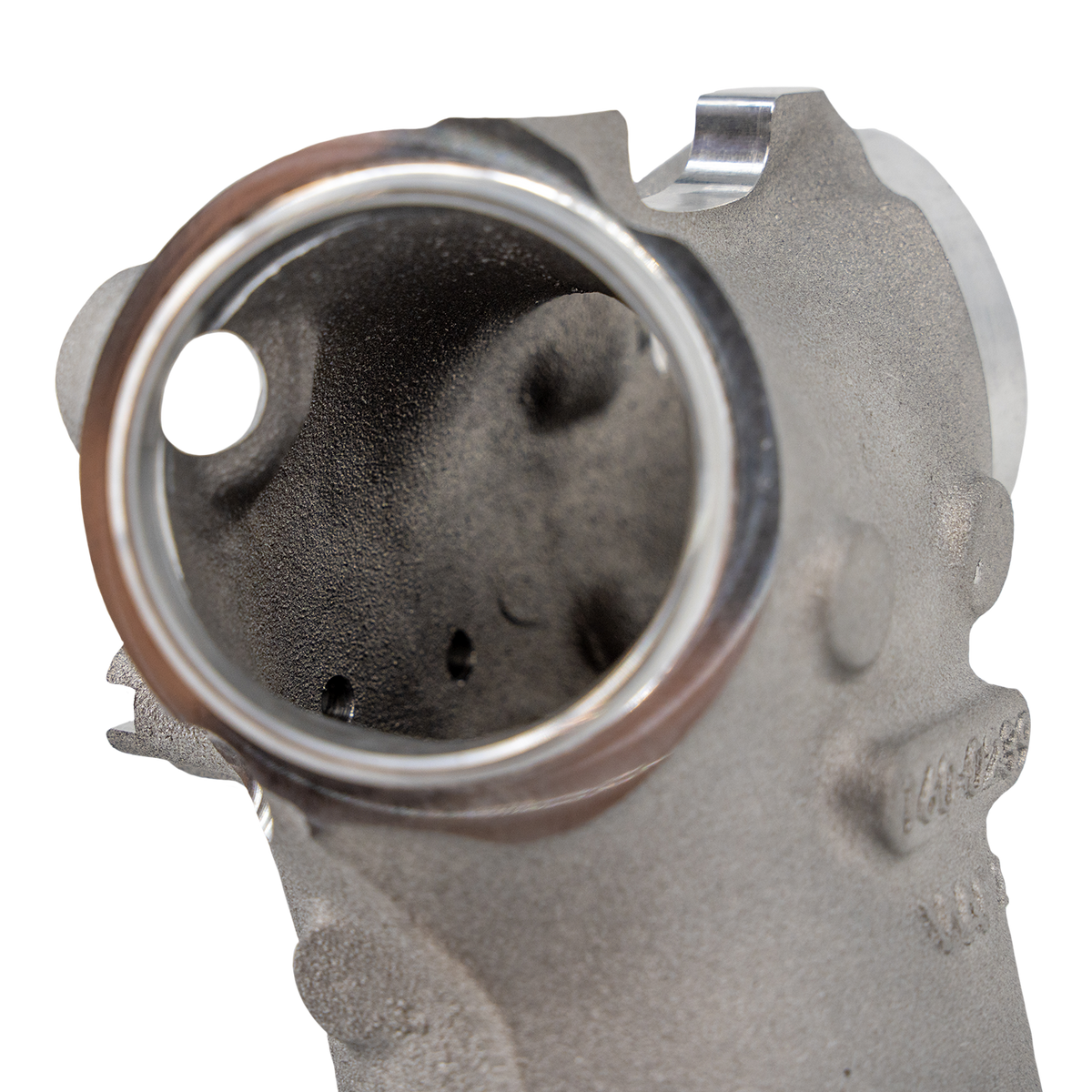 Trask billet intake manifold for Harley-Davidson motorcycles, port.
