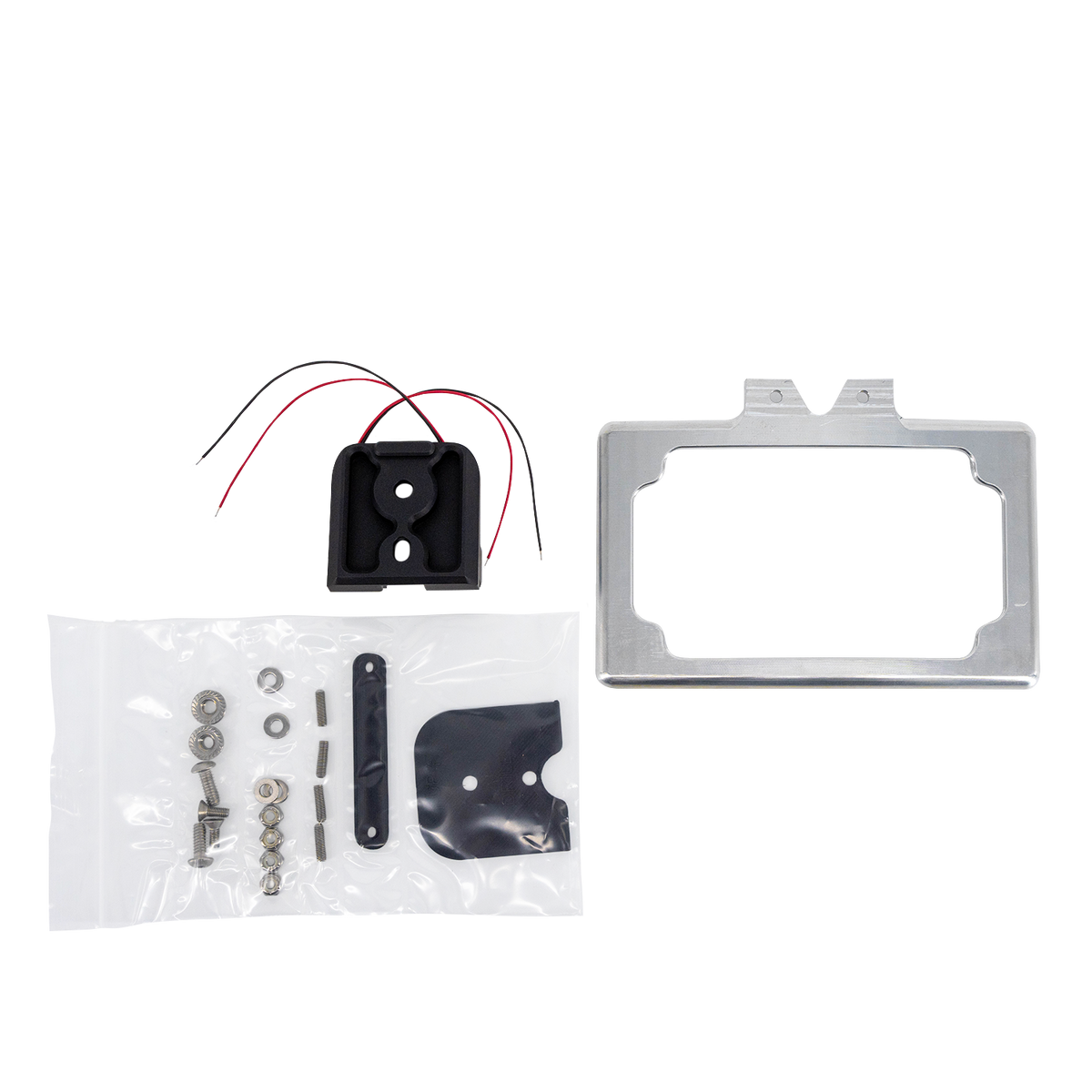 Assault Series License Plate Frame with Hardware - Chrome