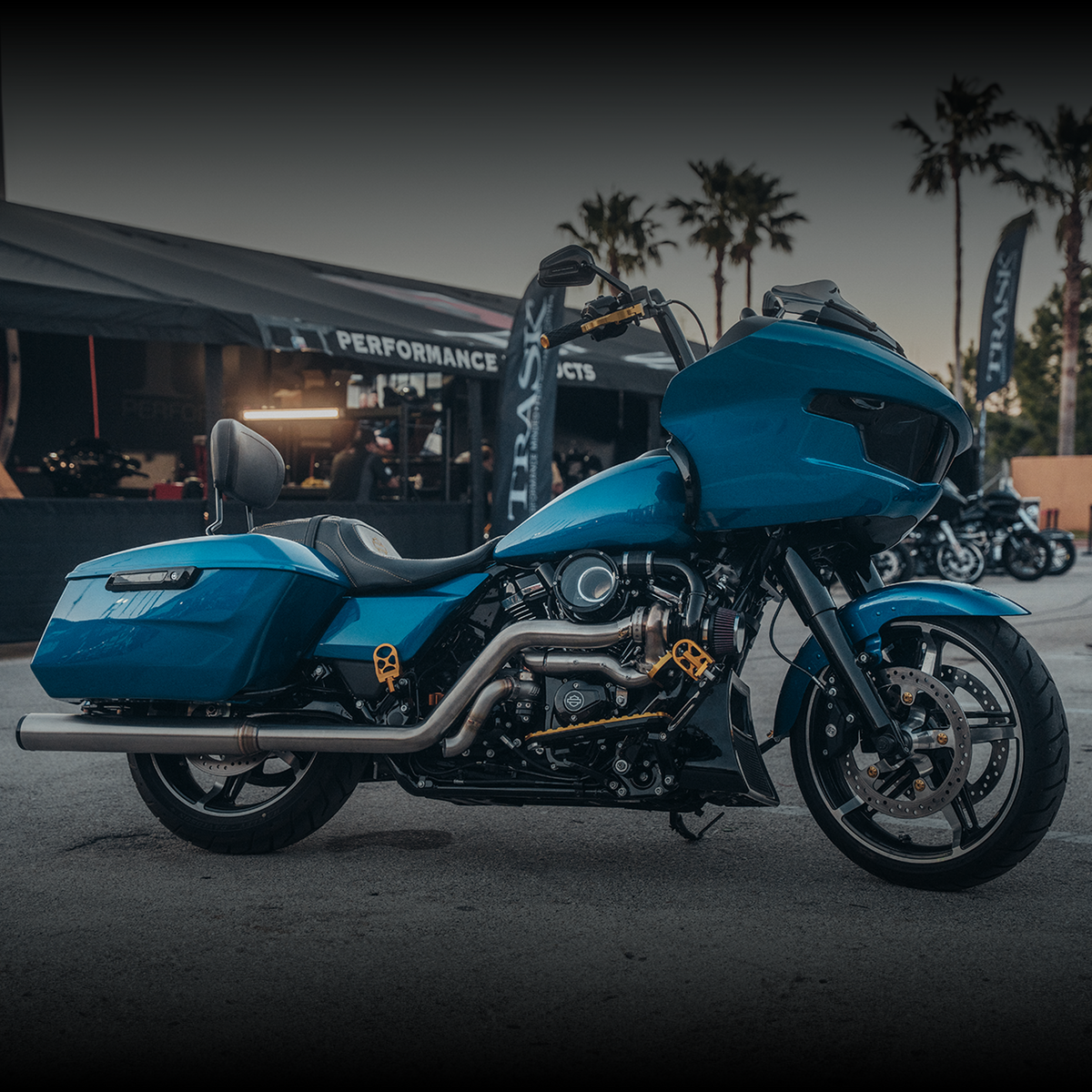 Harley Davidson Road Glide with Trask OG Turbo System