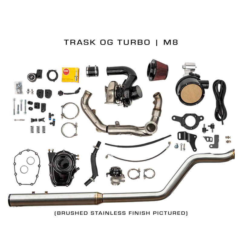 Trask M8 OG Turbo Kit - Brushed Stainless