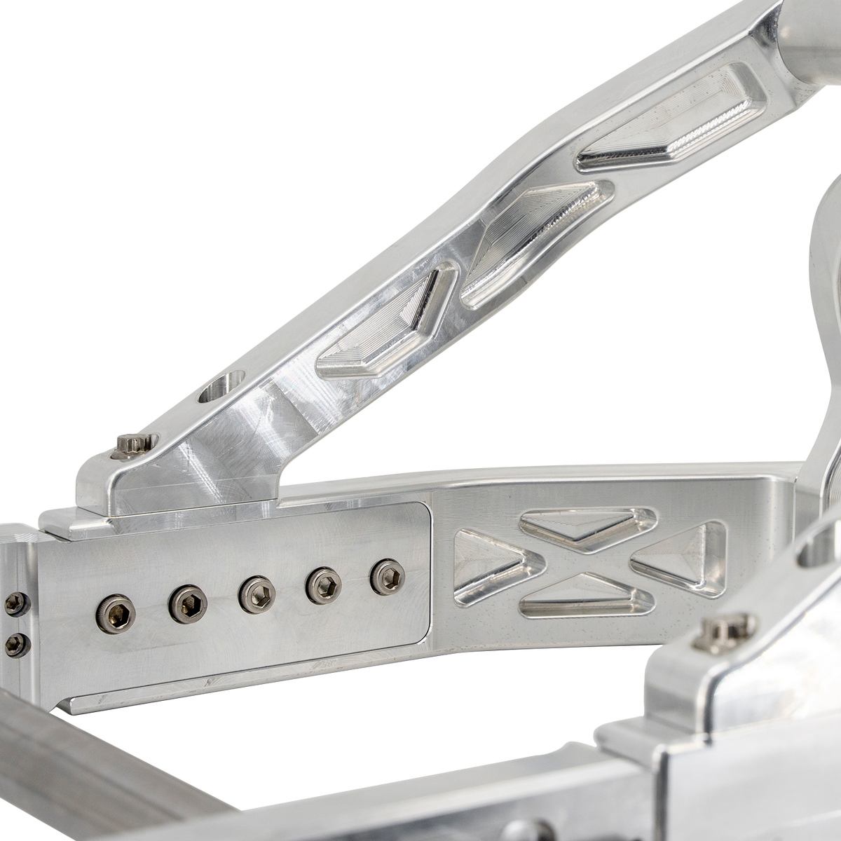 Trask Billet Aluminum Swingarm Kit - 18+ Softail Pocketed Joints
