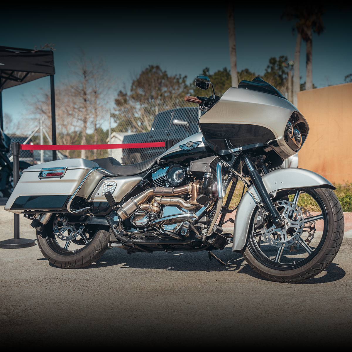 Harley-Davidson Road Glide with Trask Assault Turbo System