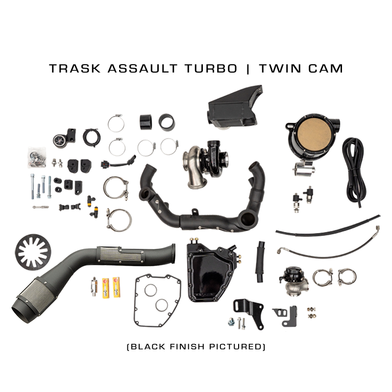 Trask Twin Cam Assault Turbo Kit - Black