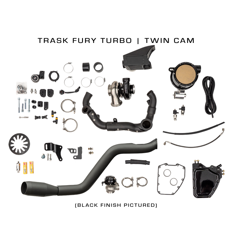 Trask Twin Cam Fury Turbo Kit - Black