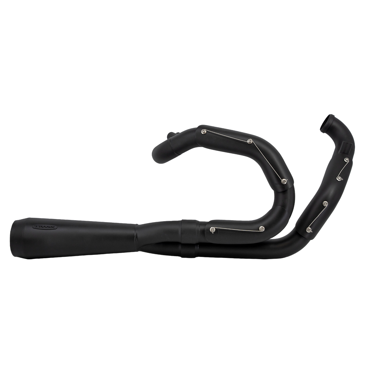 Assault: 2 Into 1 Harley-Davidson V-Rod Exhaust - Black