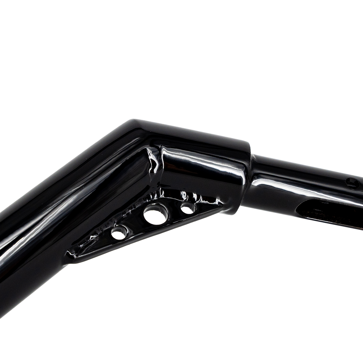 Indian Scout V-Line Handlebars Black Gussets