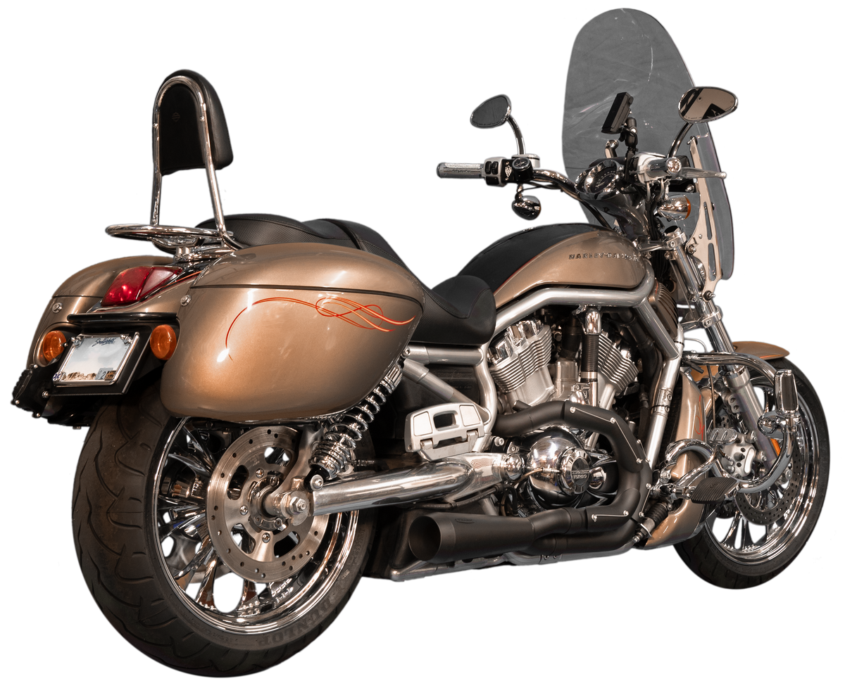 Assault: 2 Into 1 Harley-Davidson V-Rod Exhaust