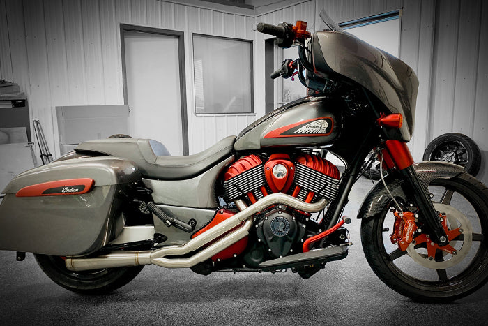Indian Chieftain 2 into 1 Exhaust
