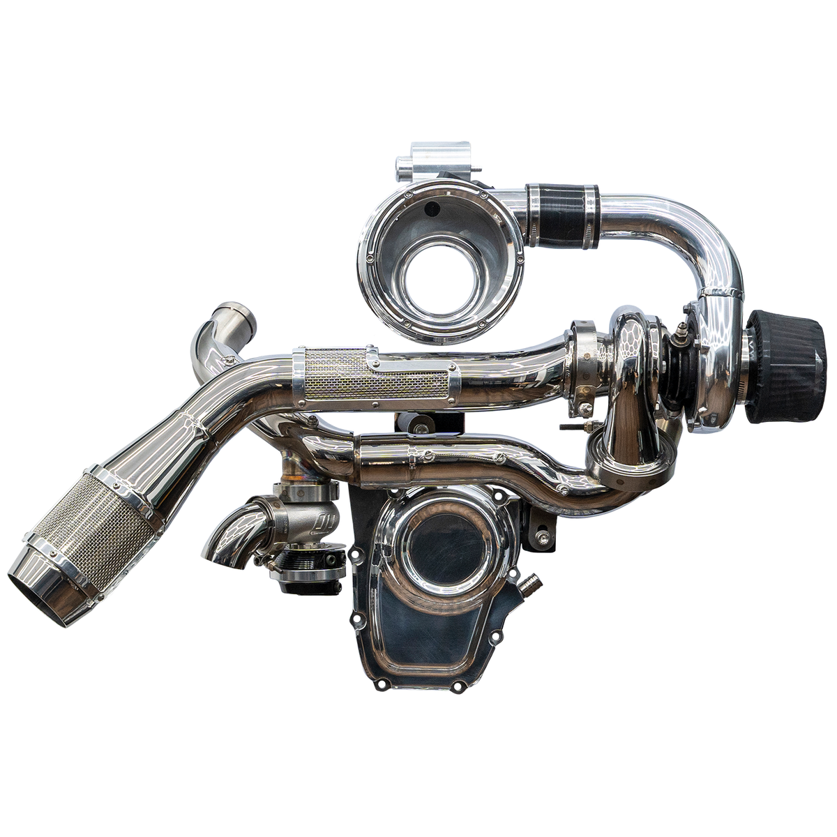 Trask Assault Turbo System - Polished