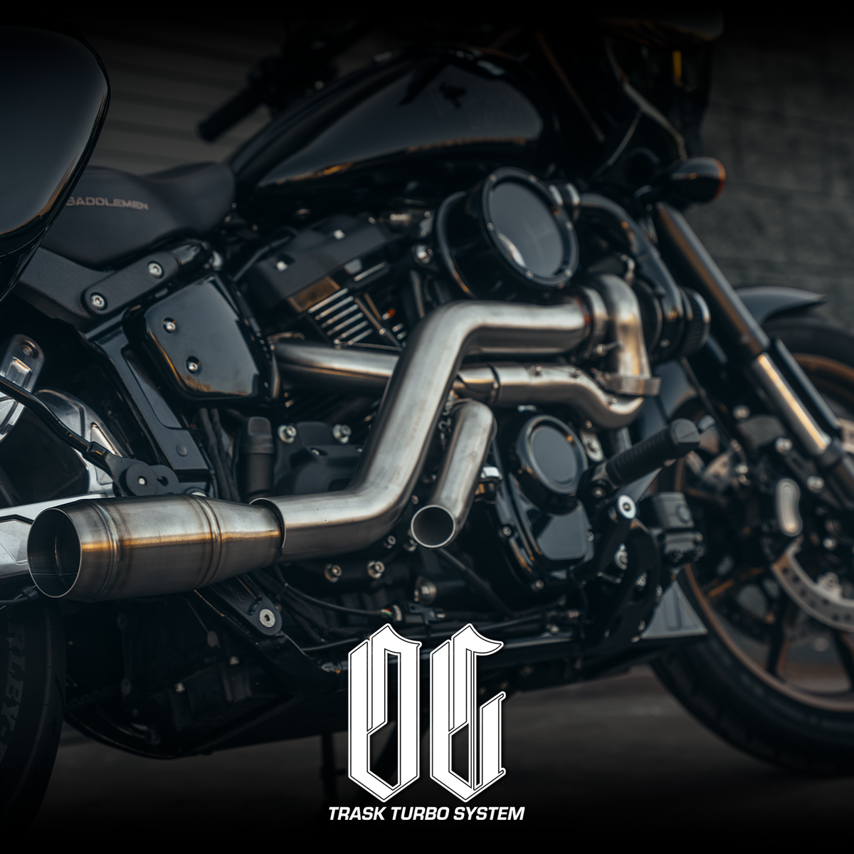 Trask OG Softail Turbo System - Harley-Davidson FXLRST