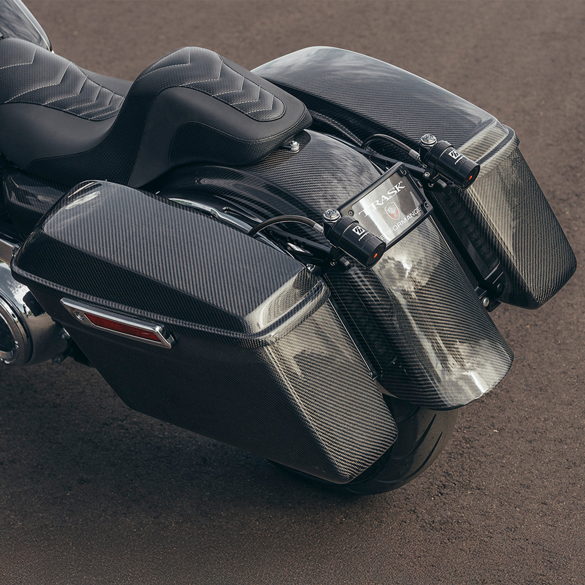 Trask Performance Street Glide with Hoffman Designs carbon fiber. 