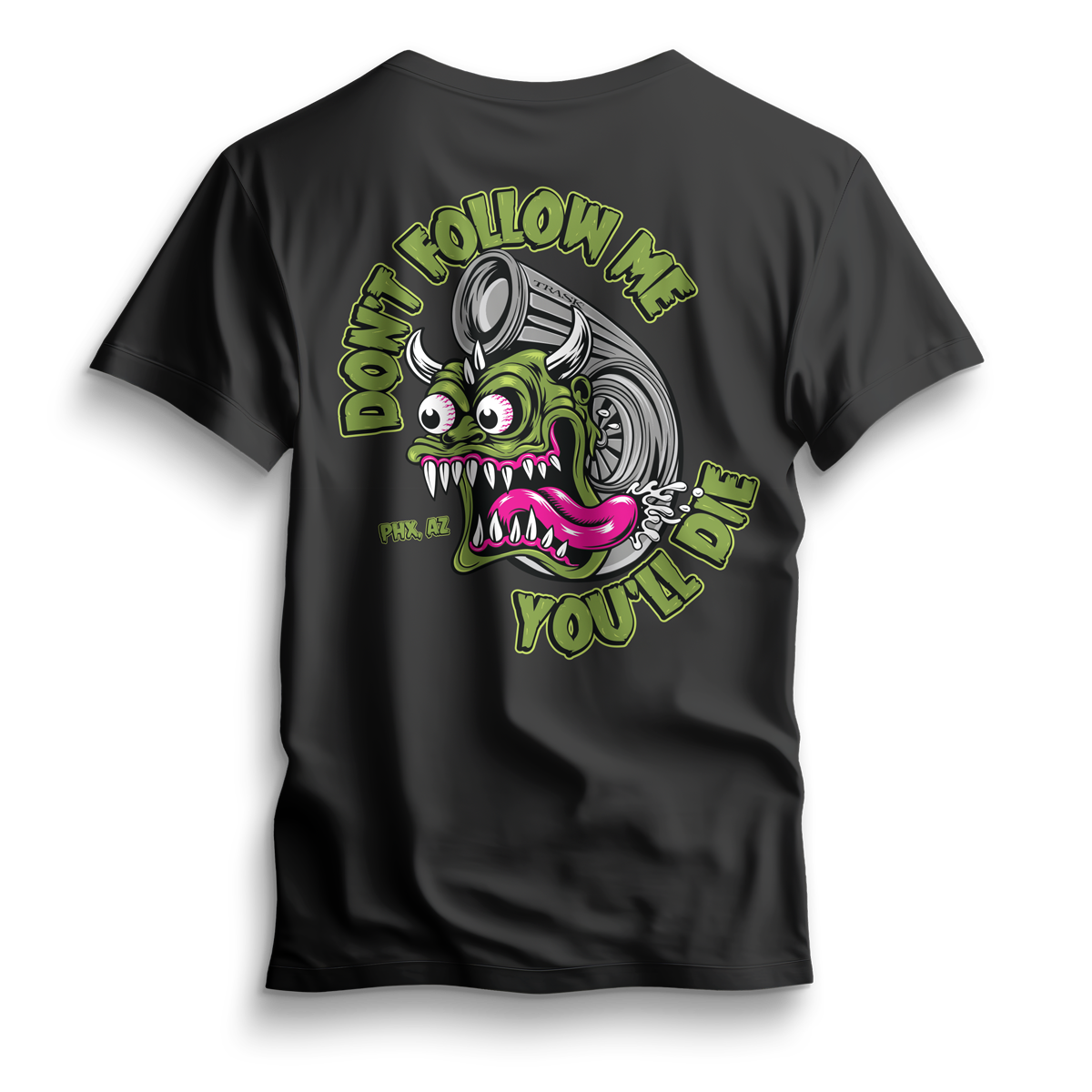 Trask - Don't Follow Me Shirt, Back