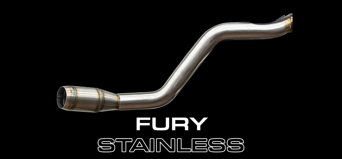 Trask Fury Turbo Tailpipe - Stainless