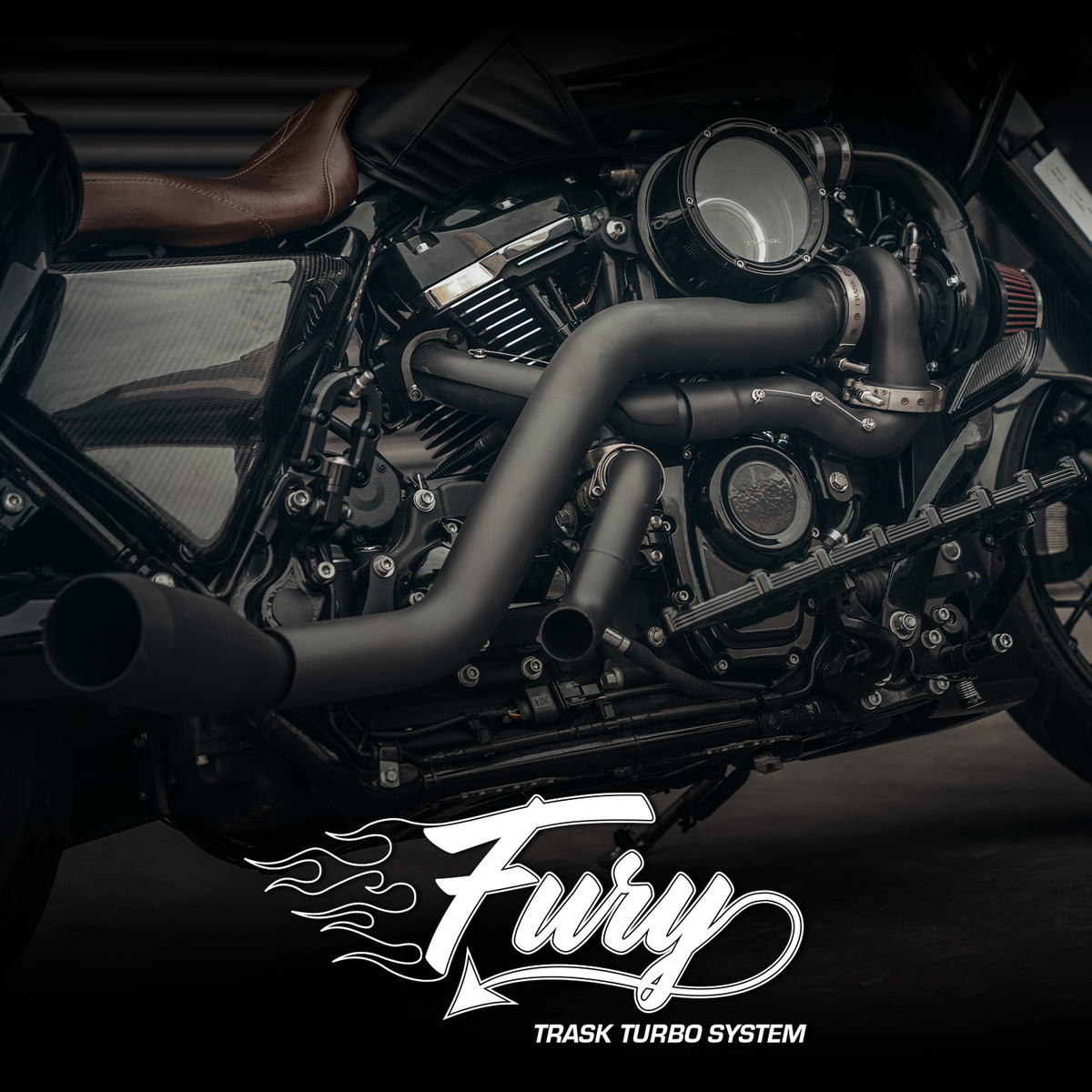 Trask Fury Turbo System - Harley-Davidson Road King