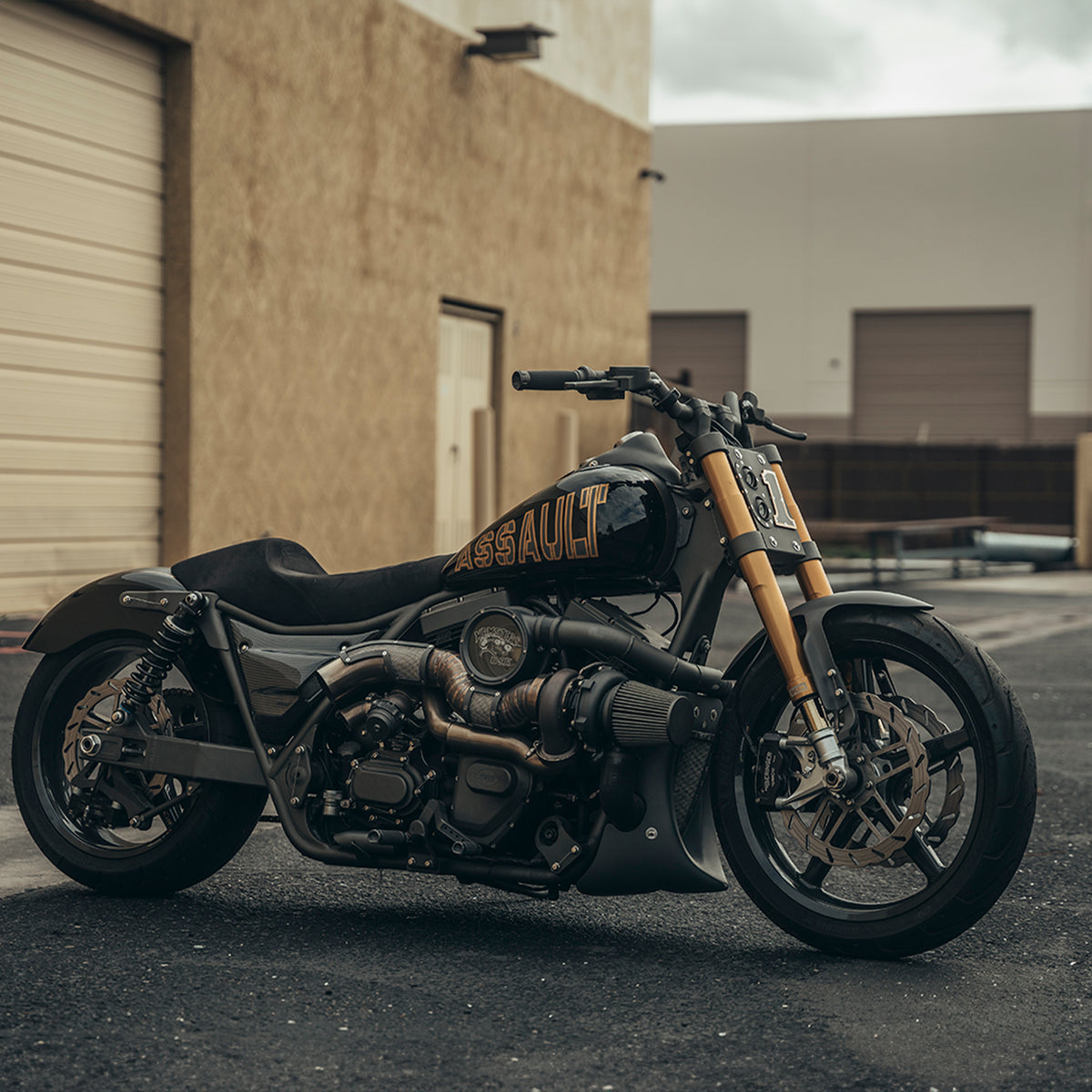 Nick Trask's Custom 143" Harley-Davidson FXR