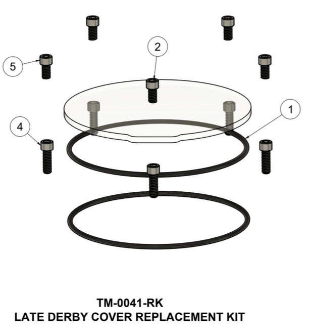 Trask Replacement Derby Cover BOM