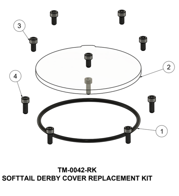 Derby Cover Replacement Kit 19+ Softail