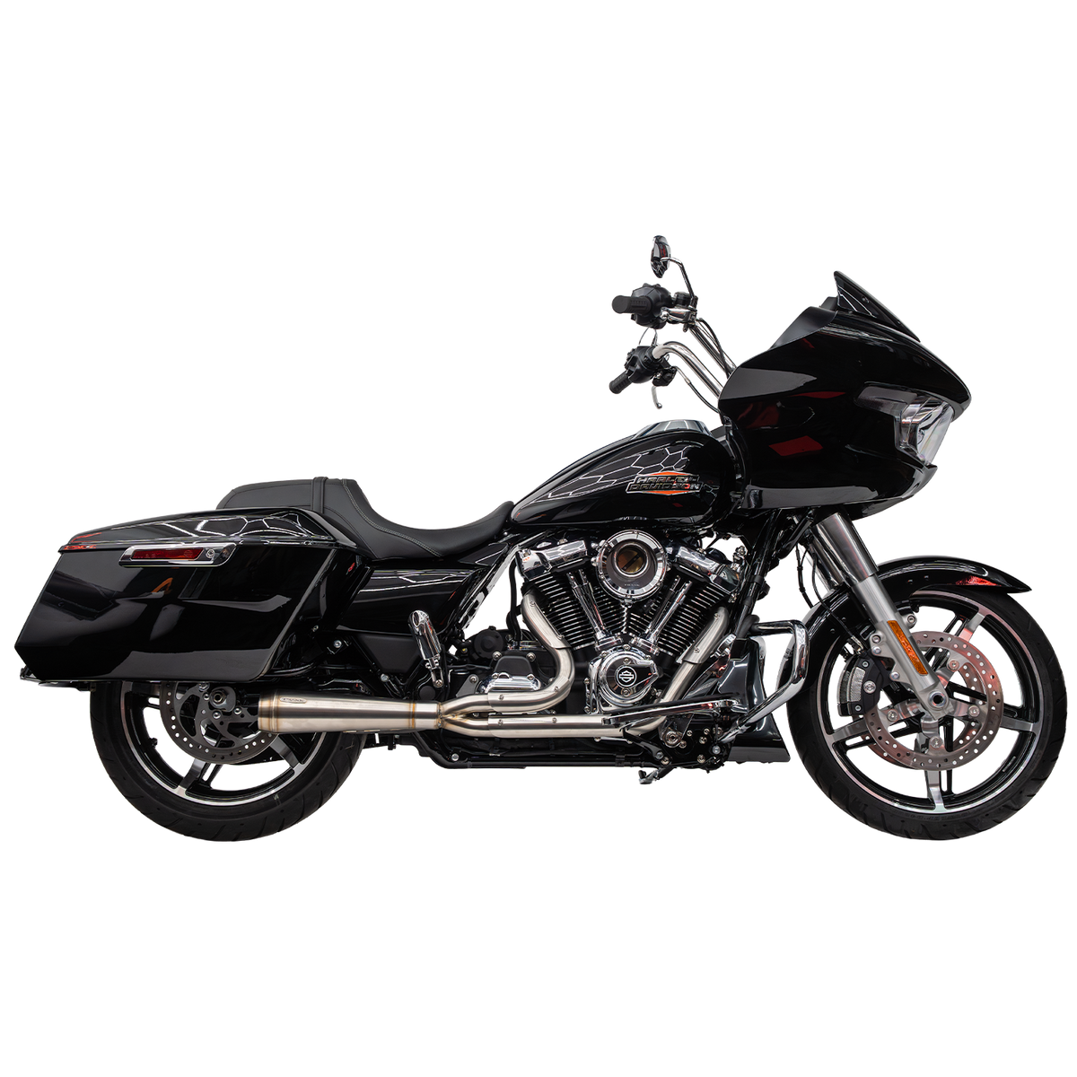 Assault 2-Into-1 - Harley-Davidson Road Glide Stainless