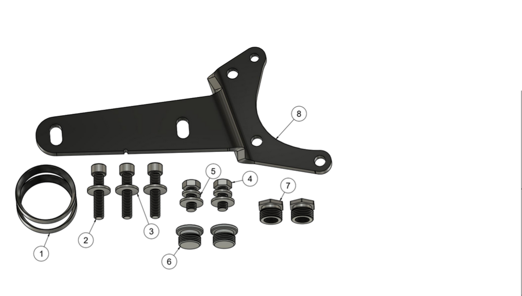 '99-'05 Dyna Exhaust Hardware Kit