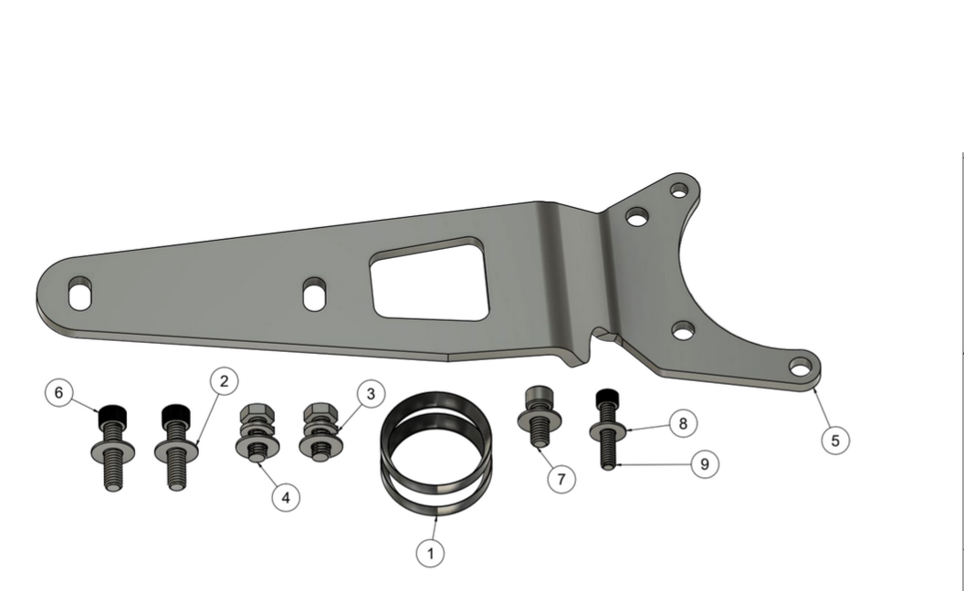 FXR Assault Exhaust Hardware Kit