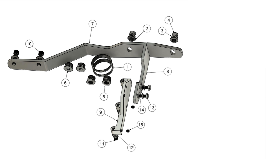 '99-'06 Touring Assault Exhaust Hardware Kit