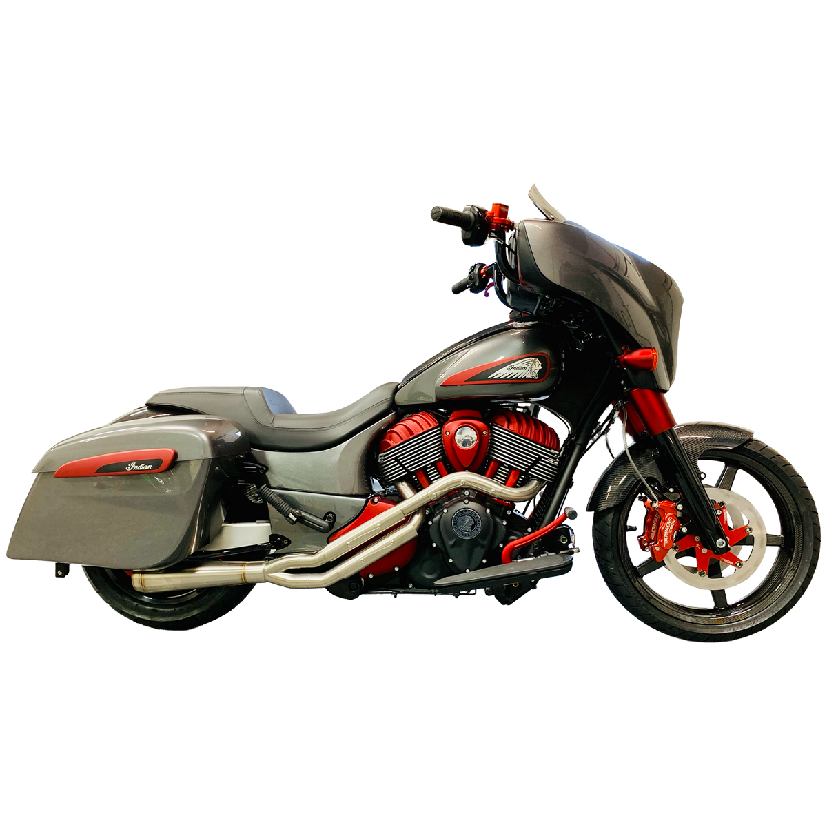 Indian Chieftain 2 into 1 Exhaust