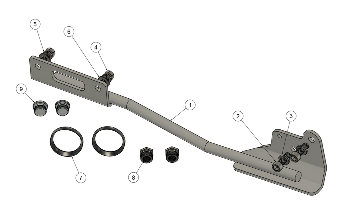 Sportster Assault Exhaust Hardware Kit