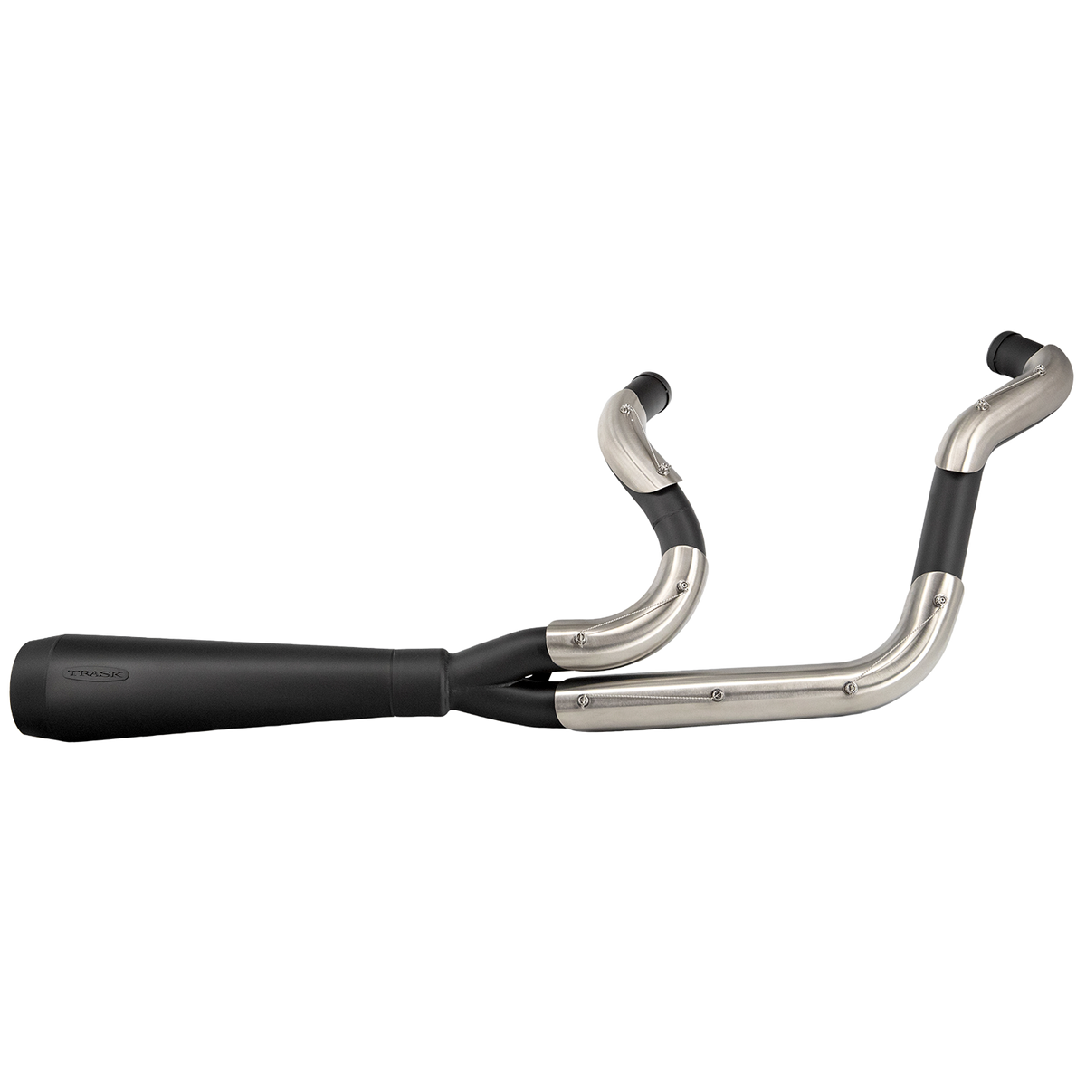 Assault: 2 Into 1 Harley-Davidson Sportster Exhaust - Black