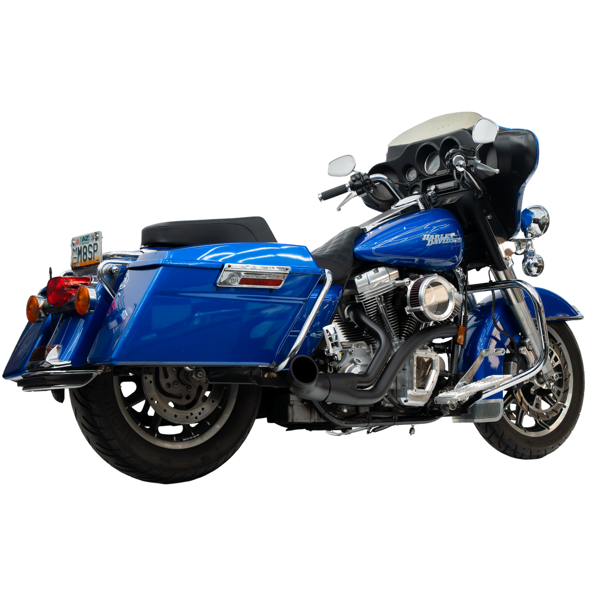 Trask Up Yours  Twin Cam 2-1 Exhaust System - Black 