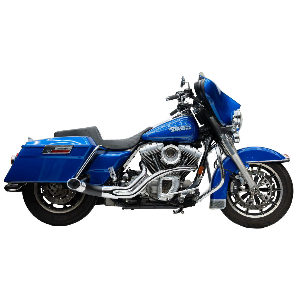 Trask Up Yours  Twin Cam 2-1 Exhaust System - Chrome