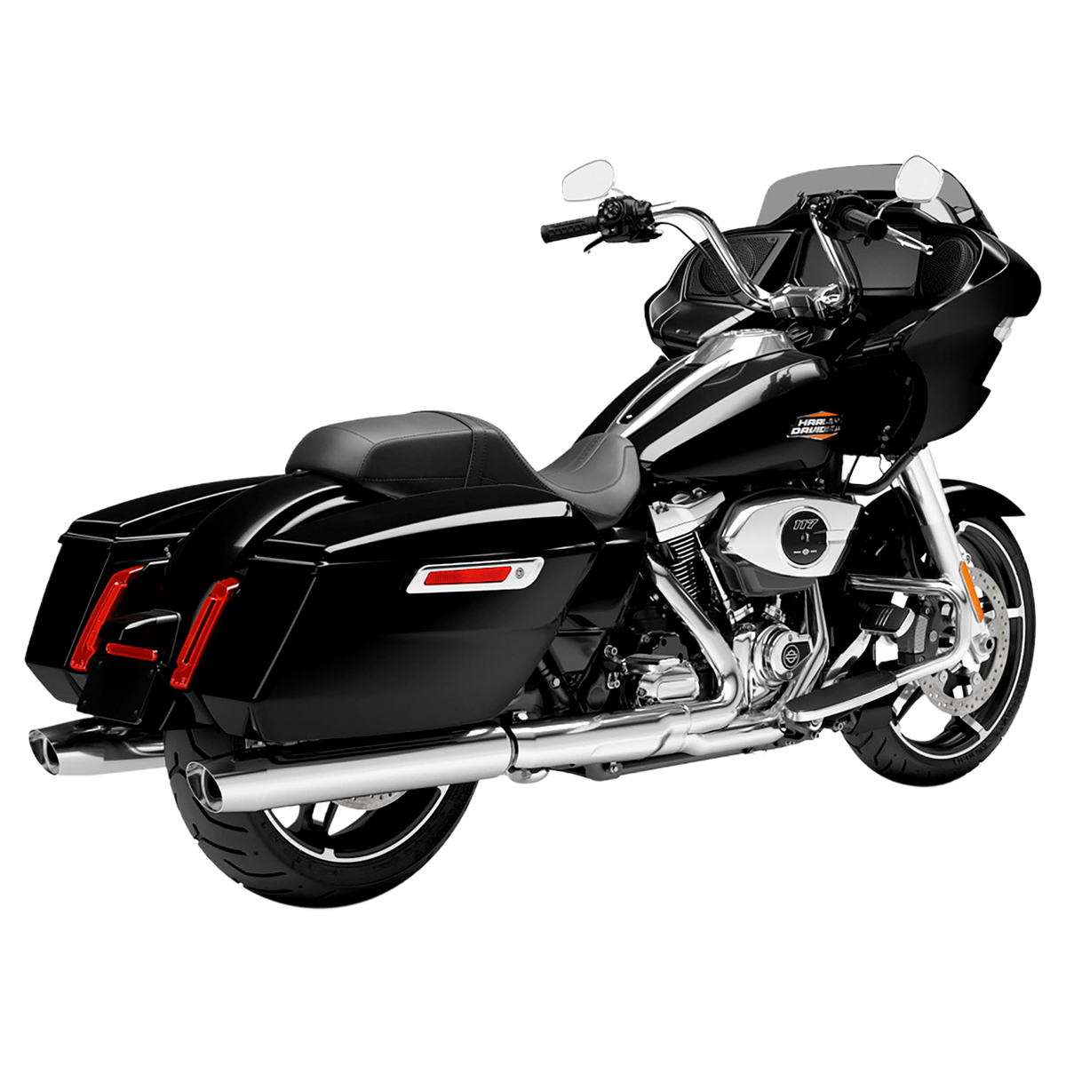 Trask Down Under performance head pipe for Harley-Davidson touring models. 