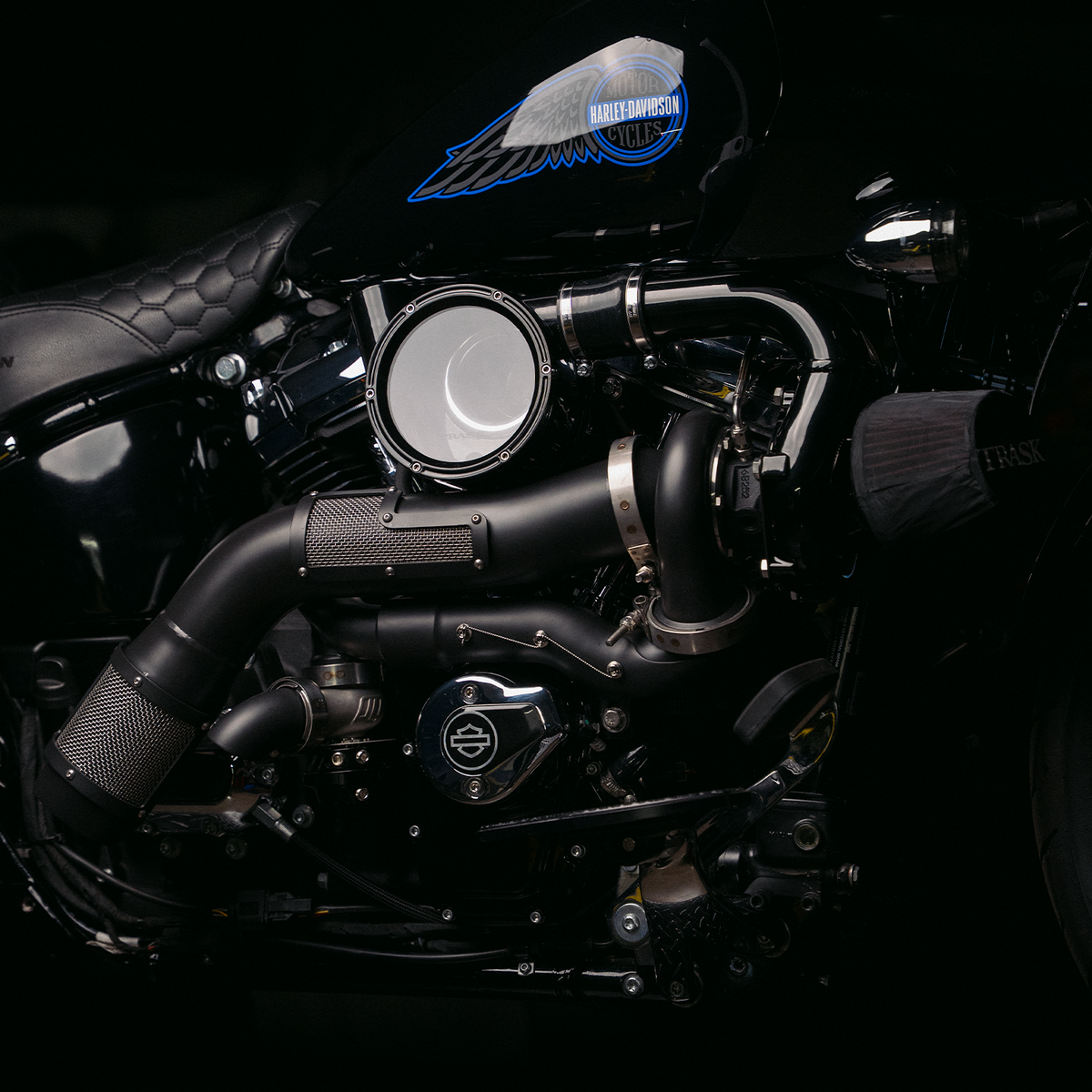 Trask Softail Assault Turbo -  Harley-Davidson FXLRST