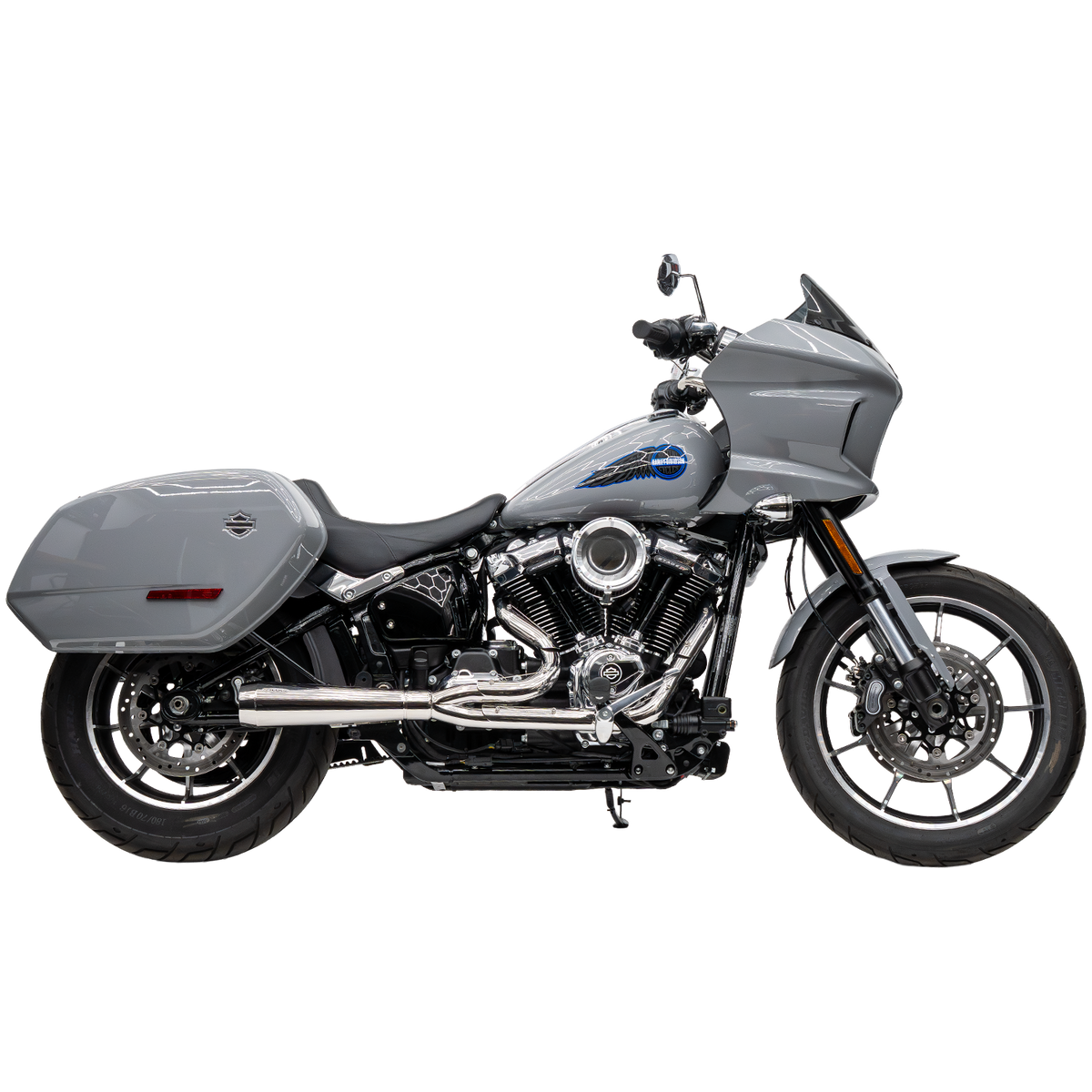 Assault: 2 Into 1 Harley-Davidson Softail Exhaust