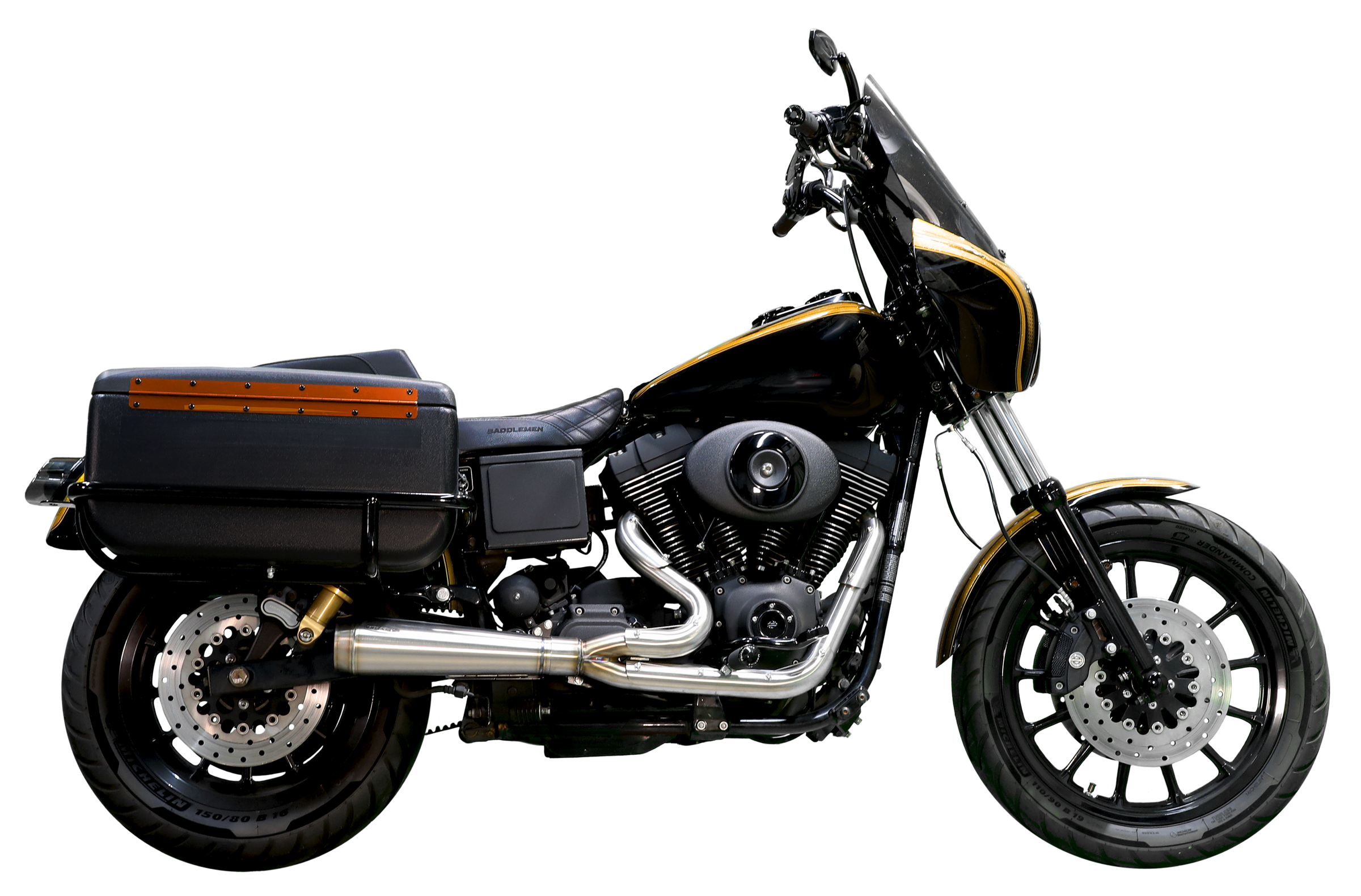 Assault 2 Into 1 Harley Davidson Dyna Exhaust Trask Performance