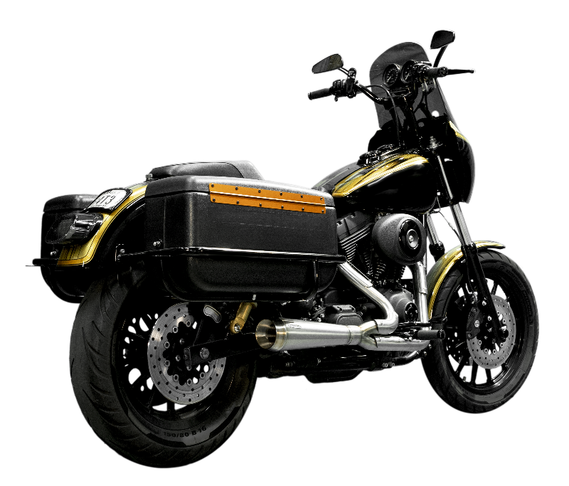 Assault 2 Into 1 Harley Davidson Dyna Exhaust