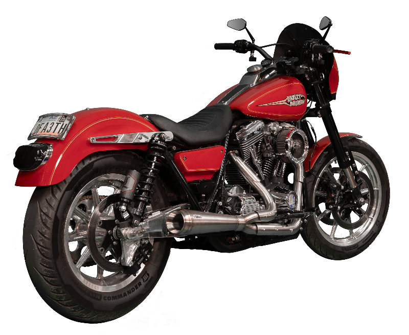 Assault 2 Into 1 Harley Davidson FXR Exhaust Trask Performance
