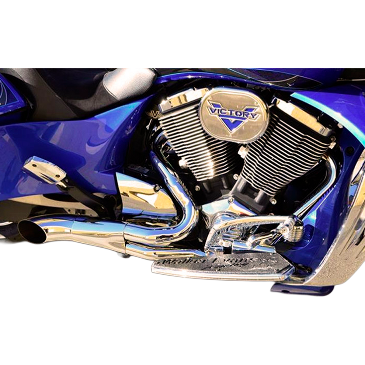 Trask Victory Hot Rod 2 into 1 Exhaust - Touring