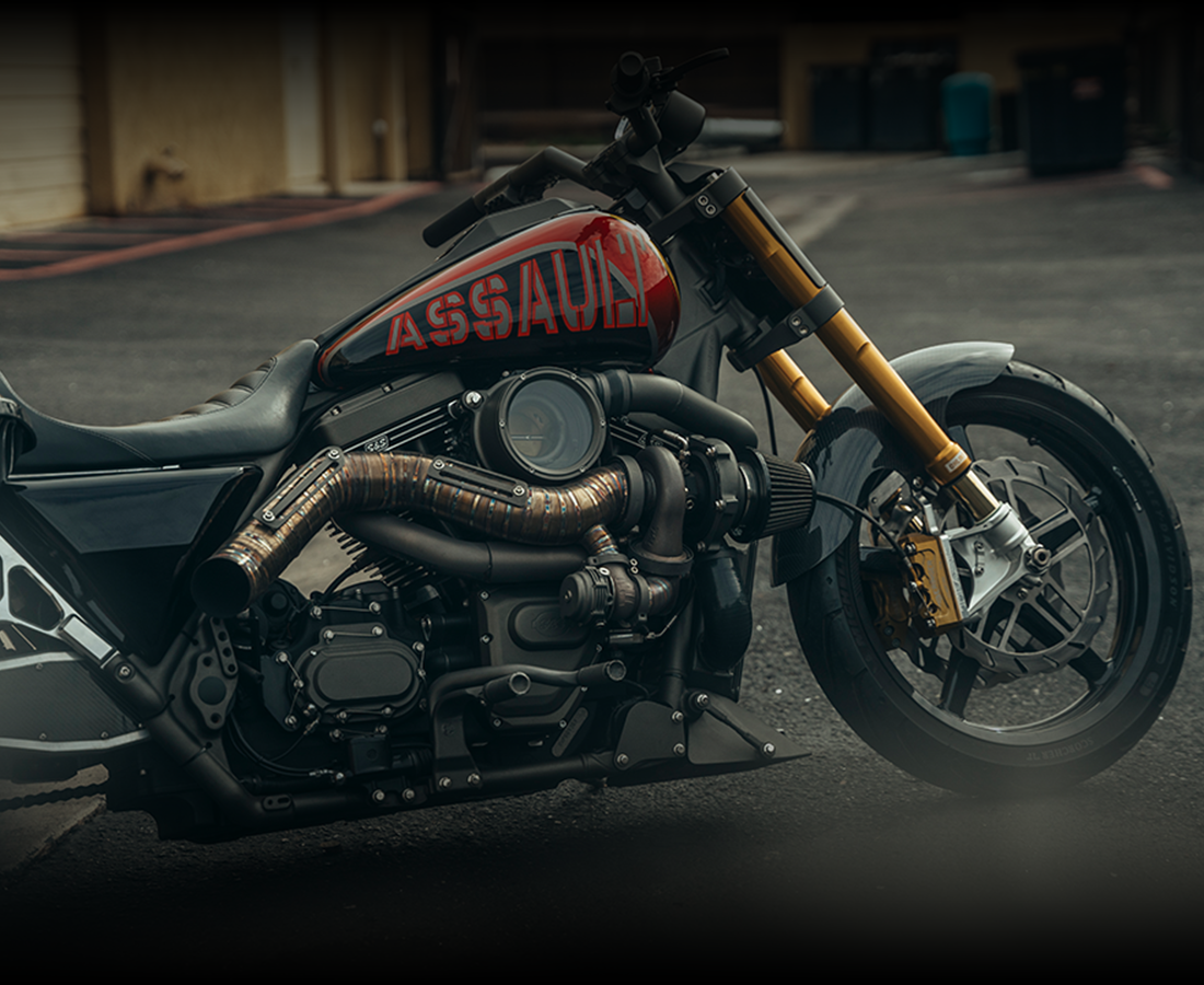 Trask custom Road King